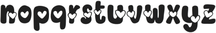 Hearts love Regular otf (400) Font LOWERCASE