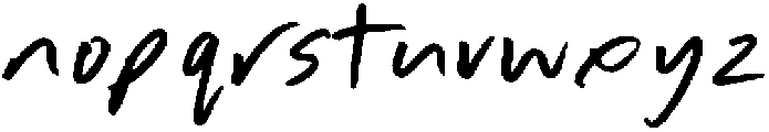 Heartstrings otf (400) Font LOWERCASE