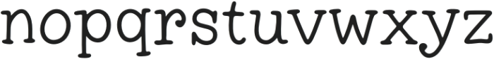 Heartwarming Serif Regular otf (400) Font LOWERCASE