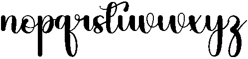Hearty Regular otf (400) Font LOWERCASE