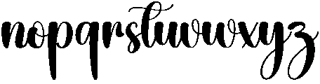 Hearty Regular otf (400) Font LOWERCASE