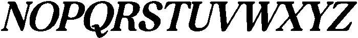 Hearty Sacred Italic otf (400) Font UPPERCASE