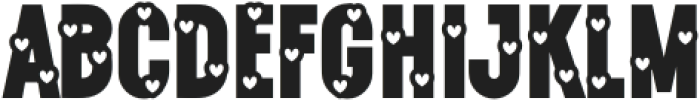 Hearty otf (400) Font UPPERCASE