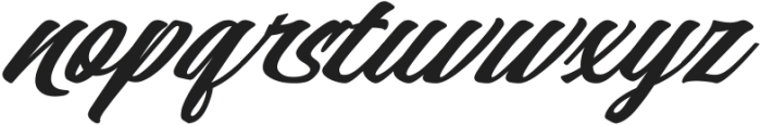 Heats Black Italic otf (900) Font LOWERCASE