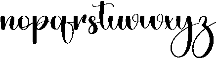 Heatwave Regular otf (400) Font LOWERCASE