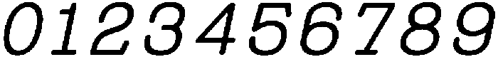 Heaven Mono Italic otf (400) Font OTHER CHARS