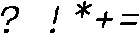 Heaven Mono Italic otf (400) Font OTHER CHARS