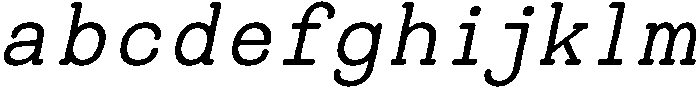 Heaven Mono Italic otf (400) FONT