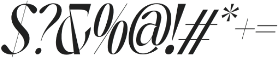 Heavenly Celestial Light Italic otf (300) Font OTHER CHARS