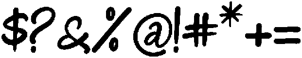 Heavenly Joyful otf (400) Font OTHER CHARS