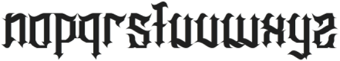 Heavier Crowns Regular otf (400) Font LOWERCASE