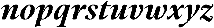 Heavy Italic otf (800) Font LOWERCASE