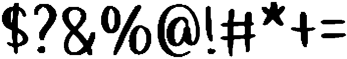 Heavy Rain Regular otf (800) Font OTHER CHARS