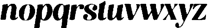 Heavy Teardrop Regular otf (800) Font LOWERCASE