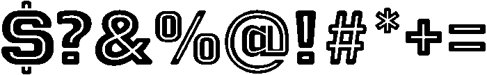 Heavy otf (800) Font OTHER CHARS