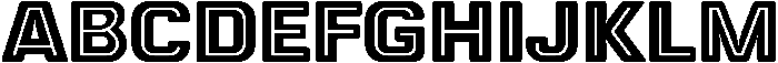 Heavy otf (800) Font UPPERCASE