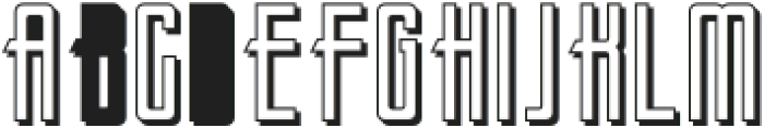 Hebrokar Regular otf (400) Font UPPERCASE