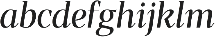 Hecate Light Italic otf (300) Font LOWERCASE