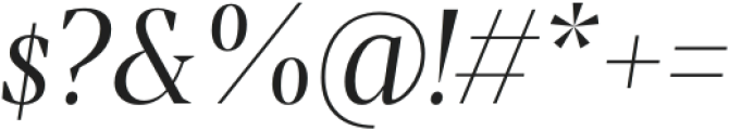 Hecate Ultra Light Italic otf (300) Font OTHER CHARS