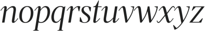 Hecate Ultra Light Italic otf (300) Font LOWERCASE