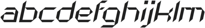 Hecolle Italic otf (400) Font LOWERCASE