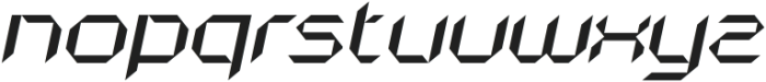 Hecolle Italic otf (400) Font LOWERCASE