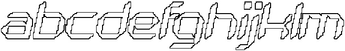 Hecolle Pixel Outline otf (400) FONT