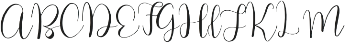 Heeshland Regular otf (400) Font UPPERCASE