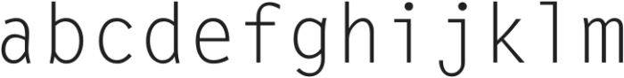 Heffernen Regular otf (400) Font LOWERCASE