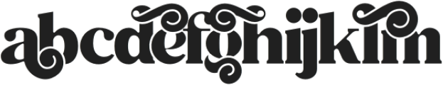 Hefton Light otf (300) Font LOWERCASE