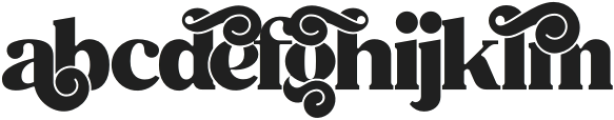 Hefton Regular otf (400) Font LOWERCASE