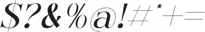 Hegam Italic otf (400) Font OTHER CHARS