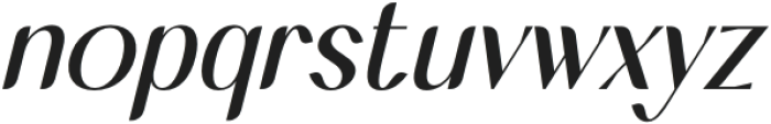 Hegimeda Italic otf (400) Font LOWERCASE