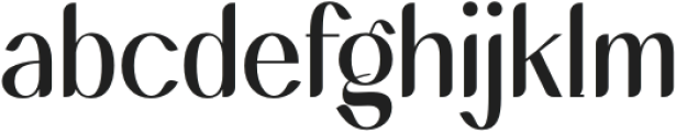 Hegimeda otf (400) Font LOWERCASE