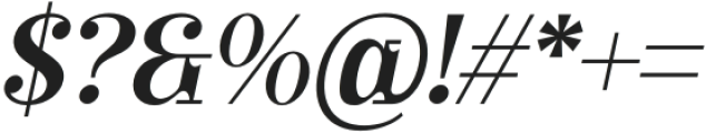 Hegissa Italic otf (400) Font OTHER CHARS