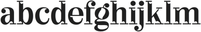 Hegissa otf (400) Font LOWERCASE