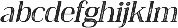 Heidan Stamp Italic otf (400) Font LOWERCASE