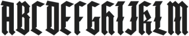 Heilvetica General-Bold-Clean otf (700) Font UPPERCASE