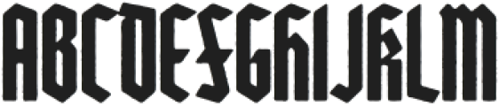 Heilvetica Recruit-Bold-Worn otf (700) Font UPPERCASE