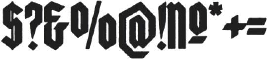 Heilvetica Recruit-Heavy-Worn otf (800) Font OTHER CHARS