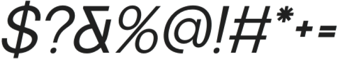 Heily Italic otf (400) Font OTHER CHARS