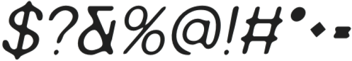 HeilyBlur-Italic otf (400) Font OTHER CHARS