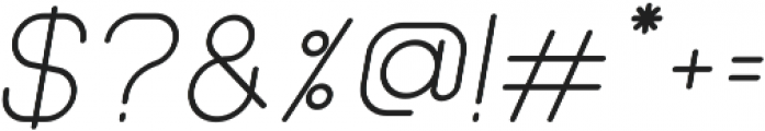 Heimdal Italic ttf (400) Font OTHER CHARS