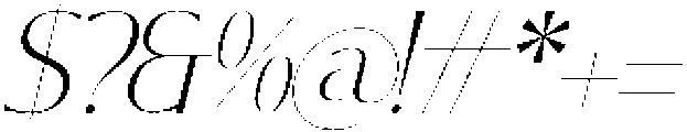 Hekgest Italic otf (400) Font OTHER CHARS