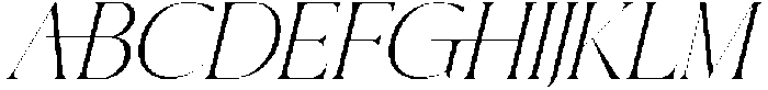 Hekgest Italic otf (400) Font UPPERCASE