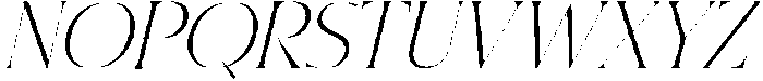 Hekgest Italic otf (400) Font UPPERCASE