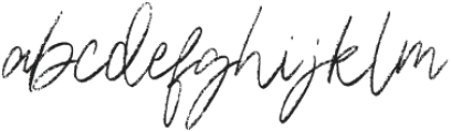 Hekian Signature Brush Regular otf (400) Font LOWERCASE