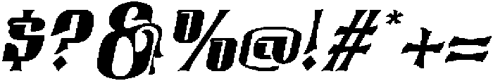 Helarctos Italic otf (400) Font OTHER CHARS