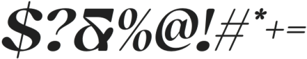 Helavite Italic otf (400) Font OTHER CHARS