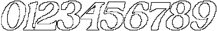 Helavite Pixel Outline otf (400) Font OTHER CHARS